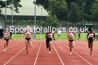 Women and Girls 100 metres, 2021 North Eastern Track and Field Champs., Middesbrough. Photo: David T. Hewitson/Sports for All Pics